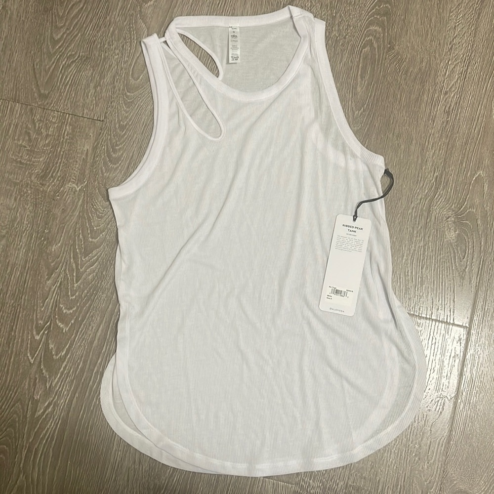 ALO RIBBED PEAK TANK